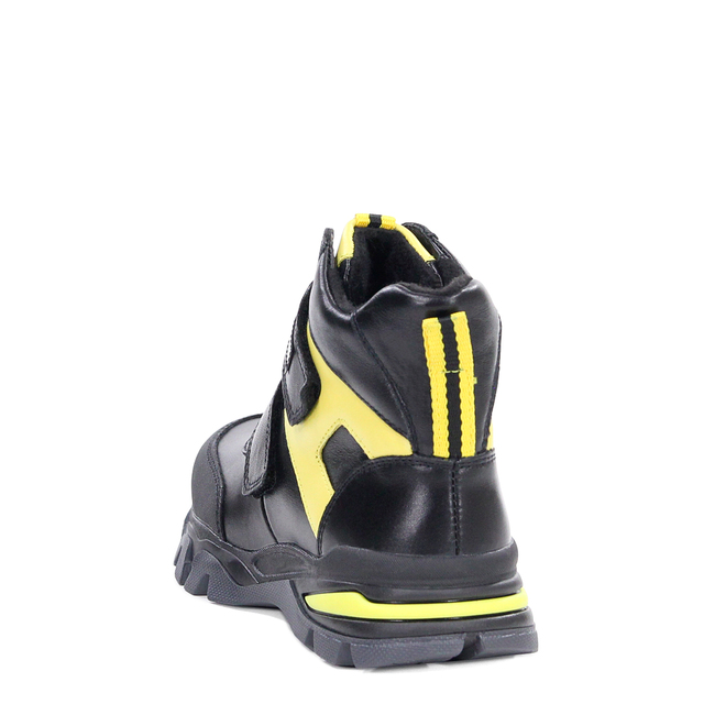 картинка Ботинки Черные с желтым Арт. 062548 от магазина Sun-place